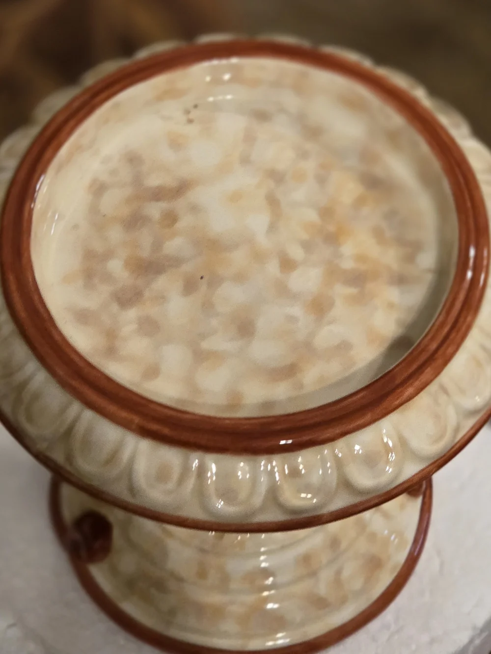 Fitz and Floyd Venetian Romance Collection Pillar Candleholder EUC